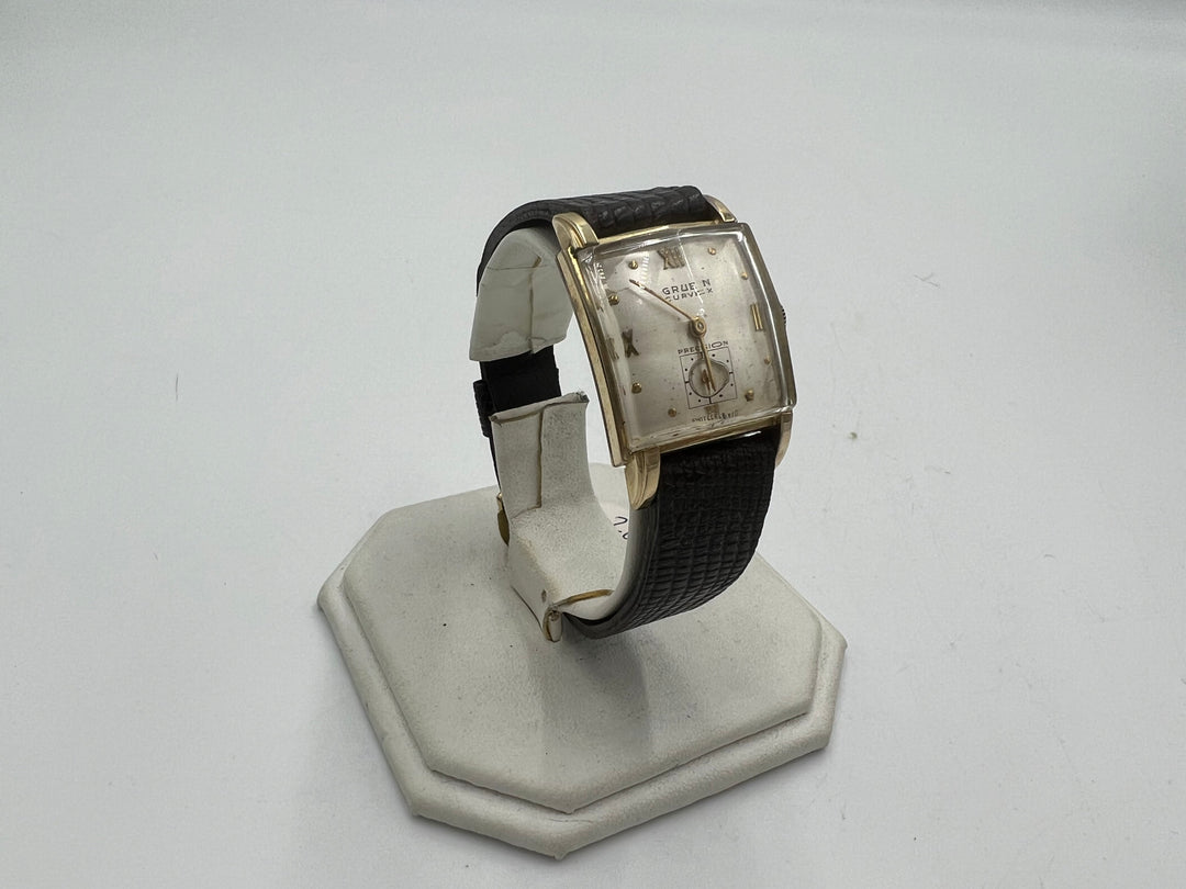 t993 Gruen Precision Curvex 10kt Gold Filled Wrist Watch
