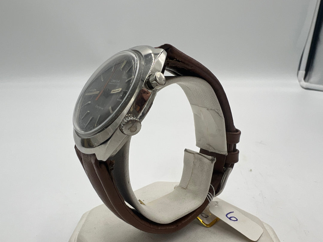 u003 OMEGA 1960s Geneve Chronostop Date Manual Wind - Ref 145.009