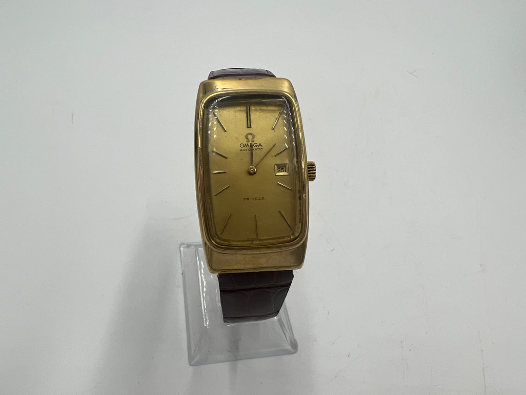 u007 OMEGA 1970s DeVille Gold Filled Automatic Date - Ref 156.001