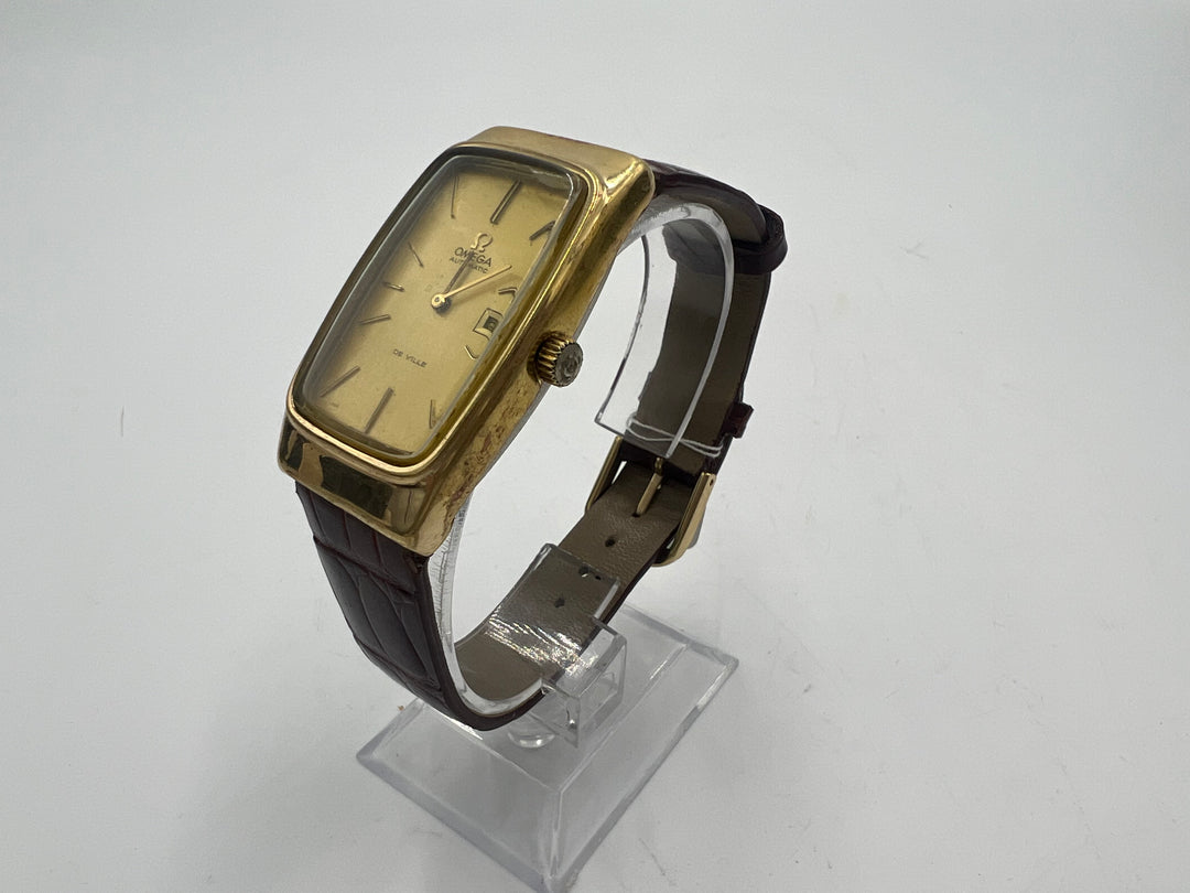 u007 OMEGA 1970s DeVille Gold Filled Automatic Date - Ref 156.001