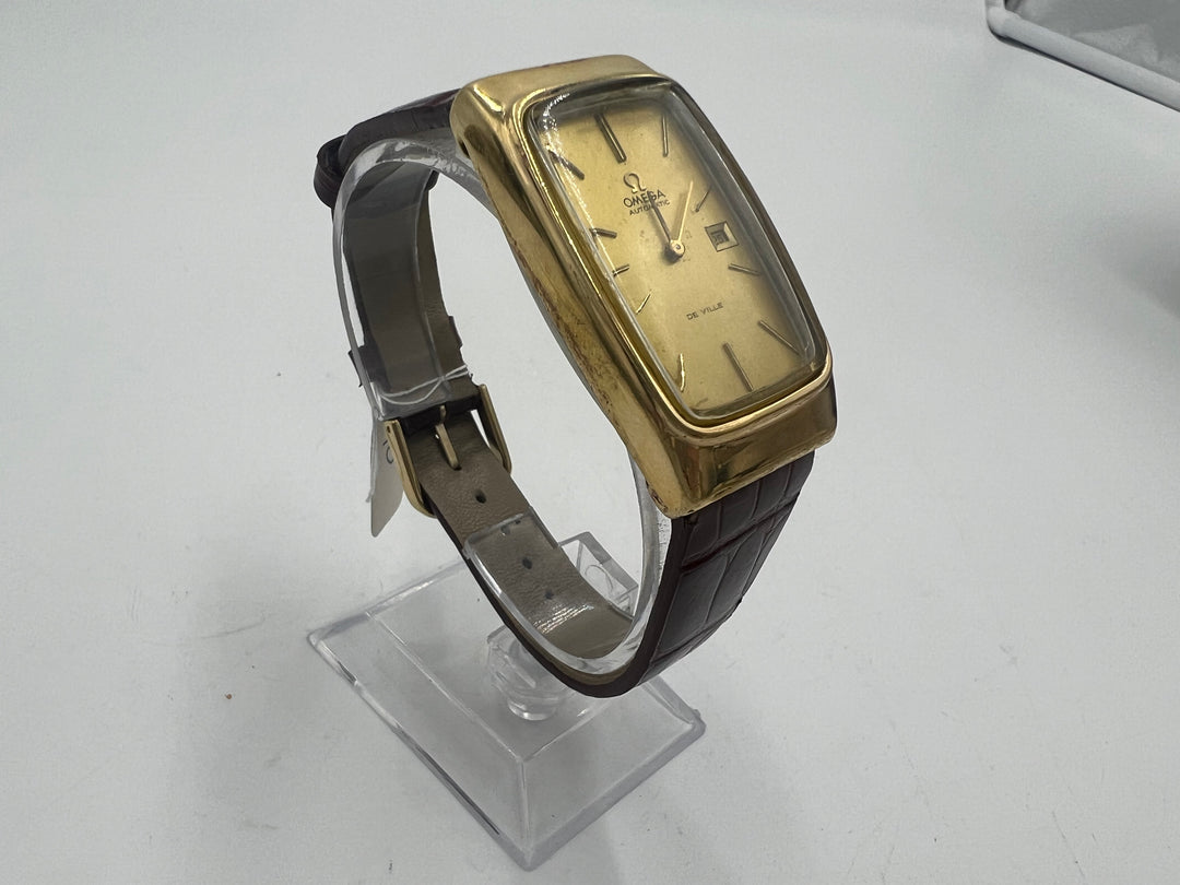 u007 OMEGA 1970s DeVille Gold Filled Automatic Date - Ref 156.001