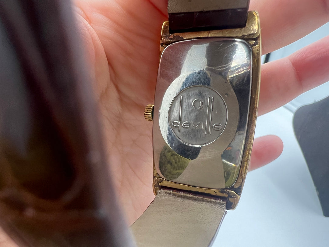 u007 OMEGA 1970s DeVille Gold Filled Automatic Date - Ref 156.001