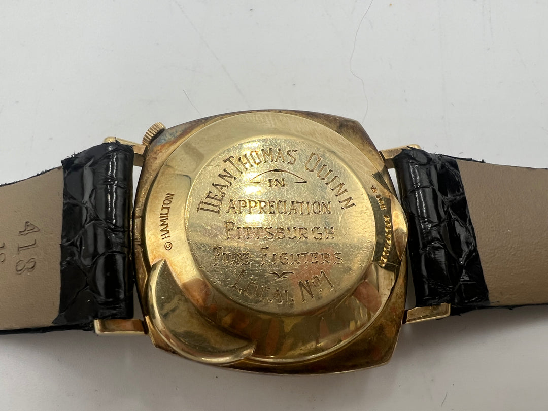 u015 Vintage Hamilton 1960s Electric Taurus Wristwatch