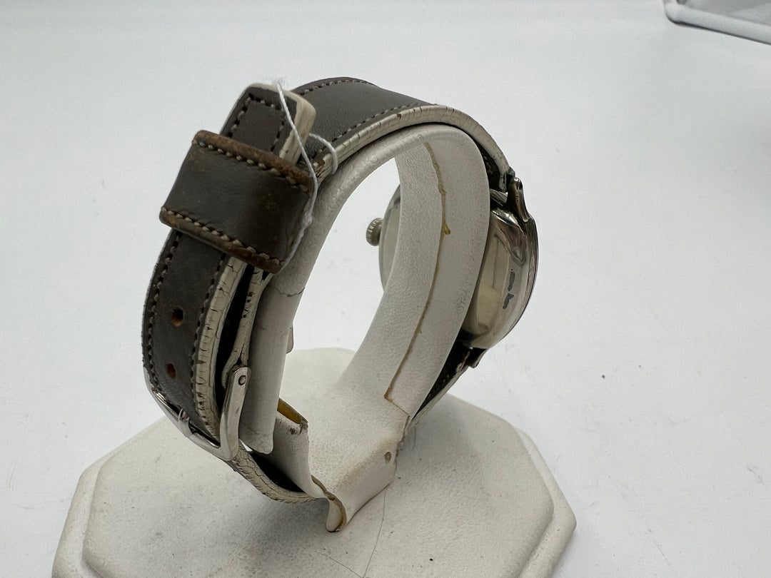 u032 Illinois 1920s Philadelphia Stainless Steel Manual Wind