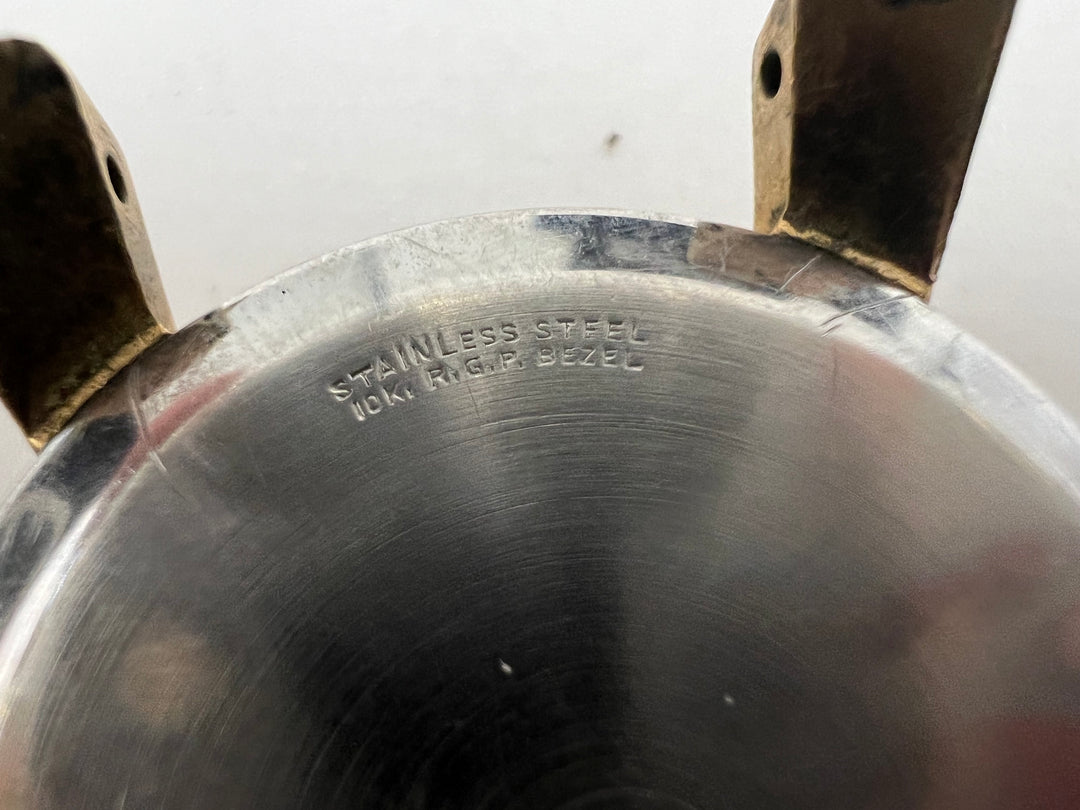 u068 Glycine 10k Gold Plated Manual Winding Wrist Watch