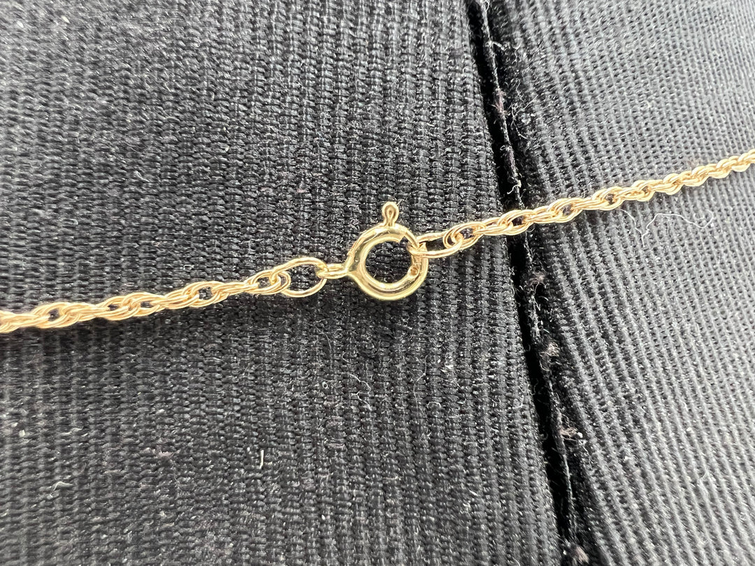 u174 Simplistic 14kt Yellow Gold 20" Chain Link Necklace