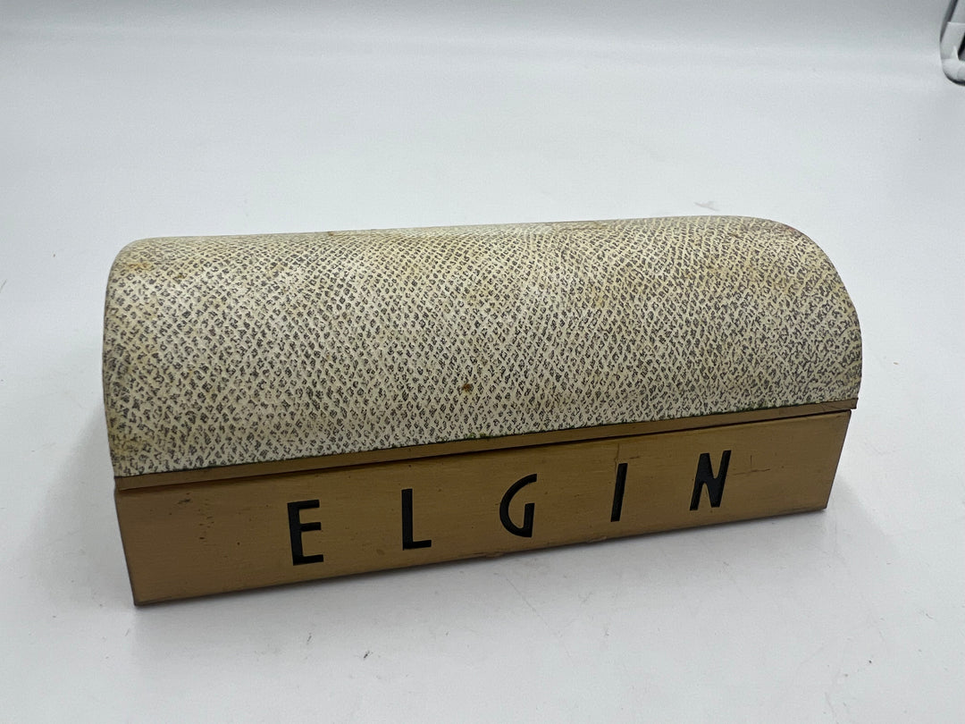 u179 Beautiful 1950s Elgin 10k Gold Plated Manual Wind Watch