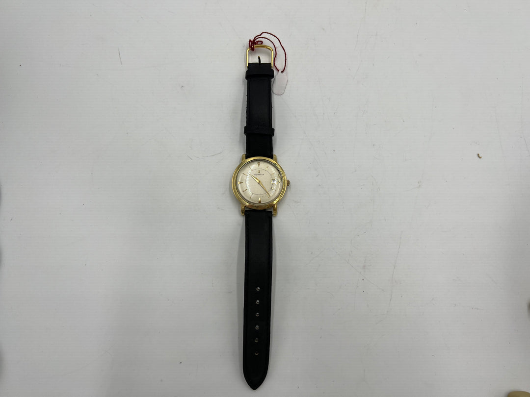 u184 Gubelin 1960s 18k Gold Automatic Wrist Watch