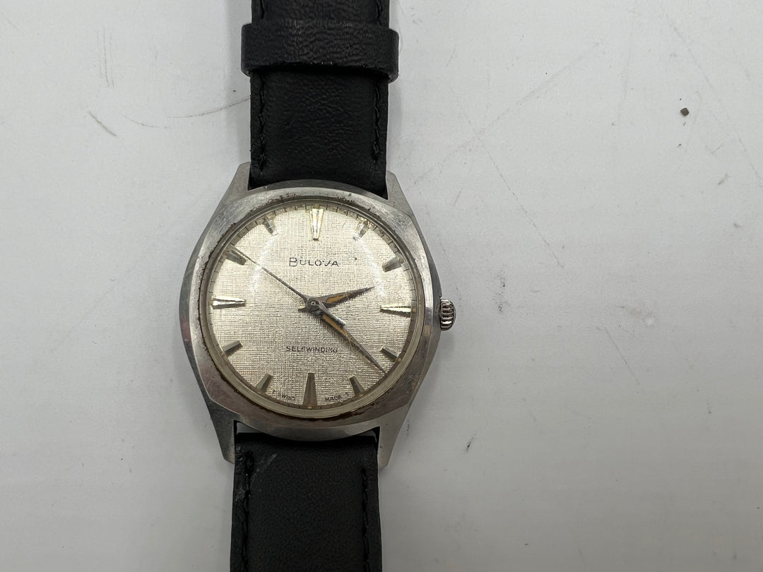 u192 Bulova 1960s Self Winding Stainless Steel Wrist Watch
