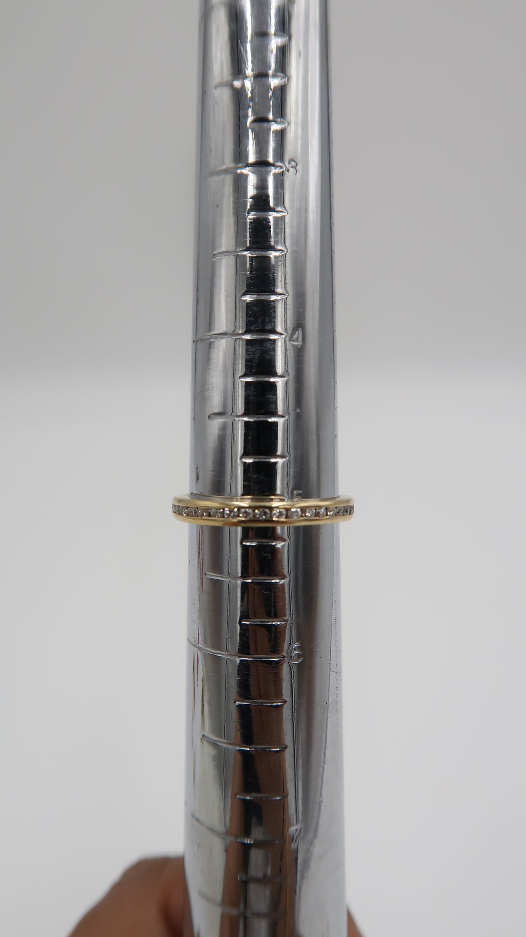 t530 14k Yellow Gold .20 TDW Anniversary Wedding Band Size 5,14k Wedding Band