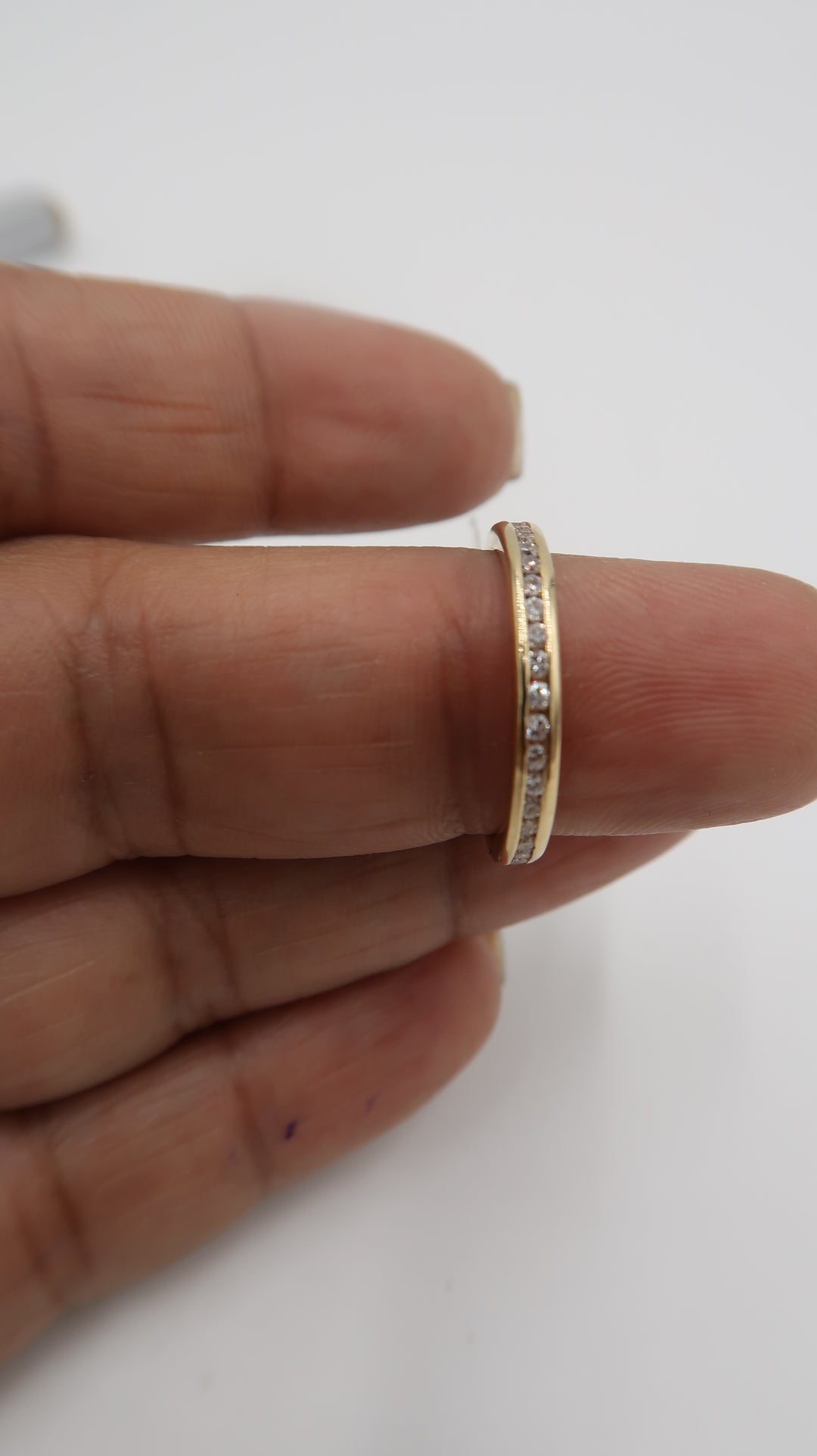 t530 14k Yellow Gold .20 TDW Anniversary Wedding Band Size 5,14k Wedding Band