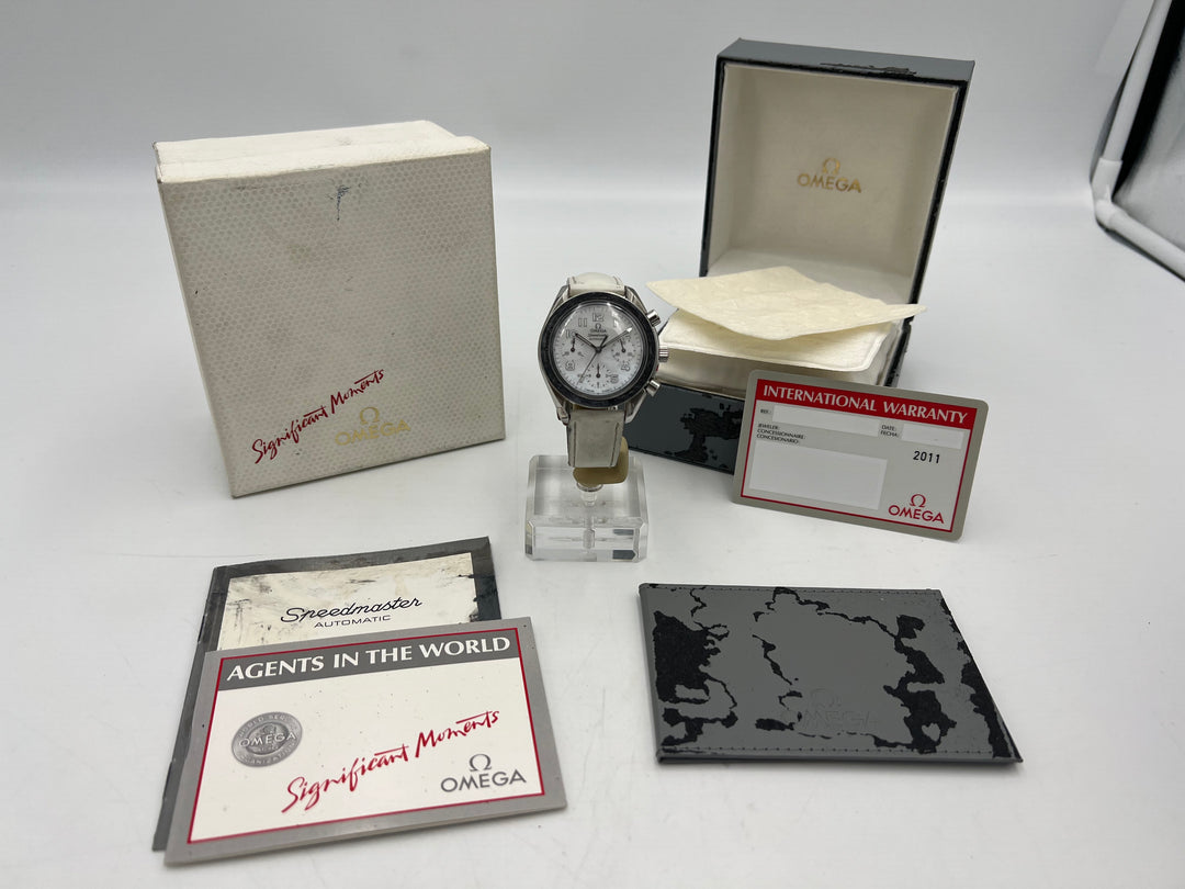 b316 Stunning Unisex MOP Omega Speedmaster Automatich Wristwatch