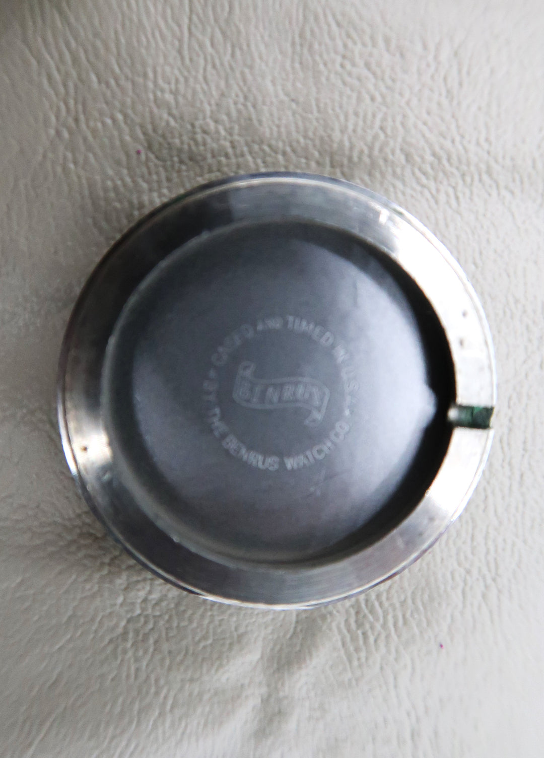 p479 Nice Vintage Benrus 1950's 17J Mechanical Wrist Watch