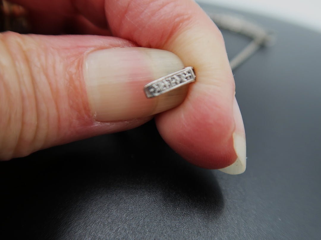 p497 Vintage 1930's Elgin Ladies Swiss Platinum Diamond watch