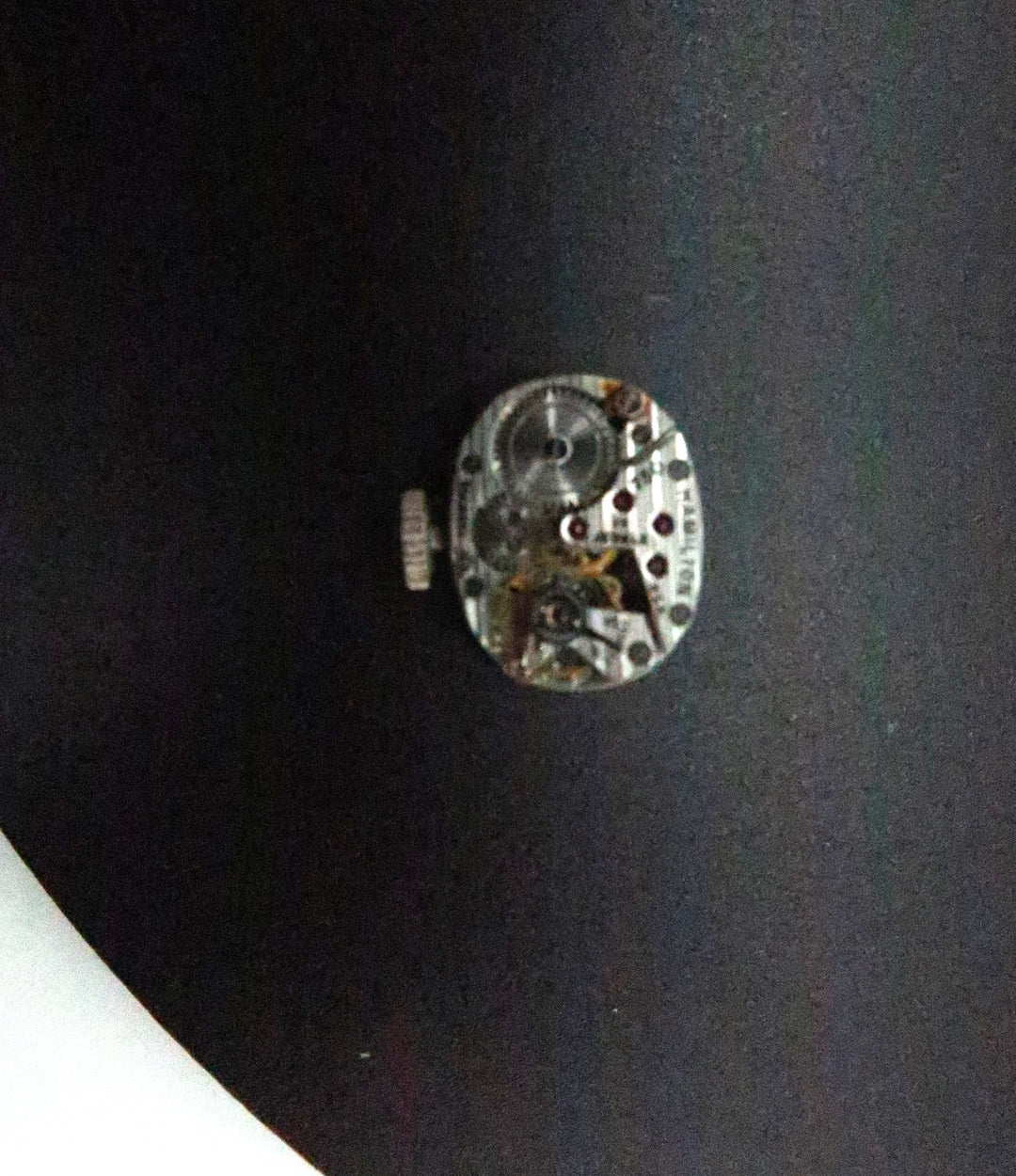 p501 vintage 14k White Gold Women's Diamond Hamilton Watch