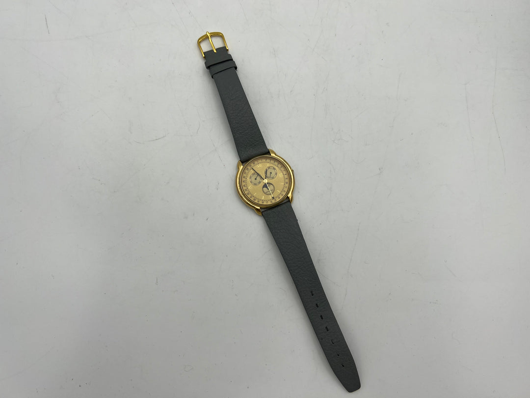 u268 Hamilton Triple Date Moonphase Quartz Watch