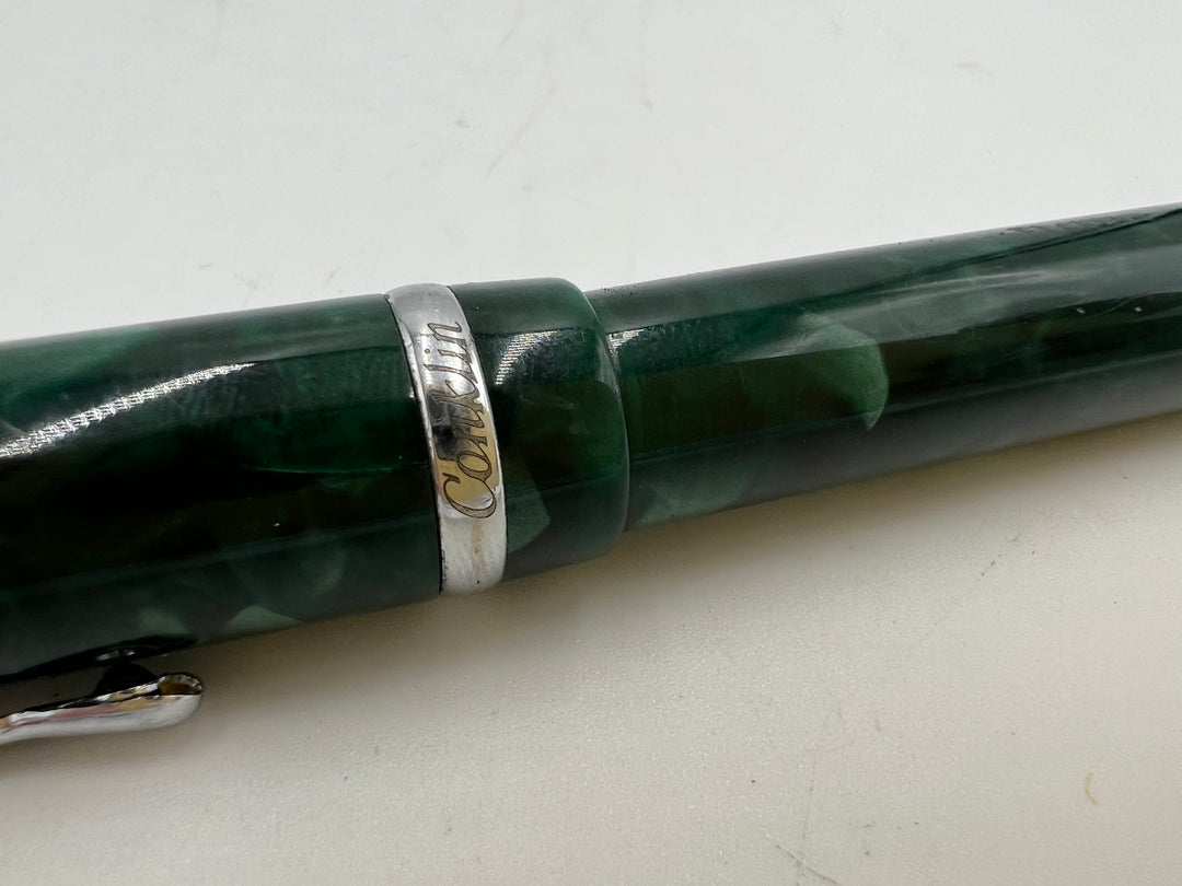 t624 Classic Conklin Green Fountain Pen
