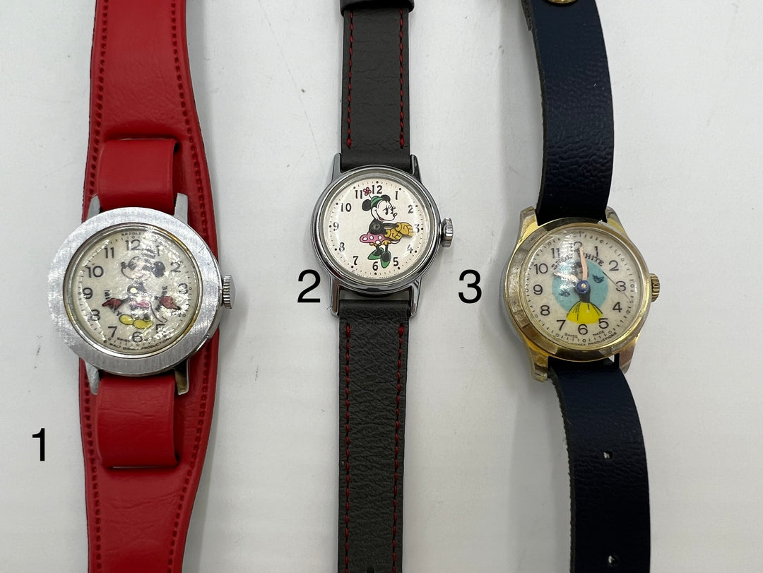 t621 Vintage Disney Themed Mechanical Wrist Watches