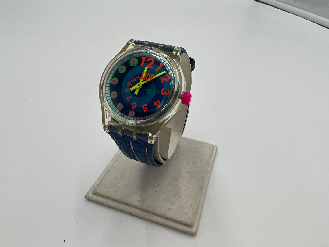 t661 Vintage Le Walk Metal Flash Swatch Wrist Watch