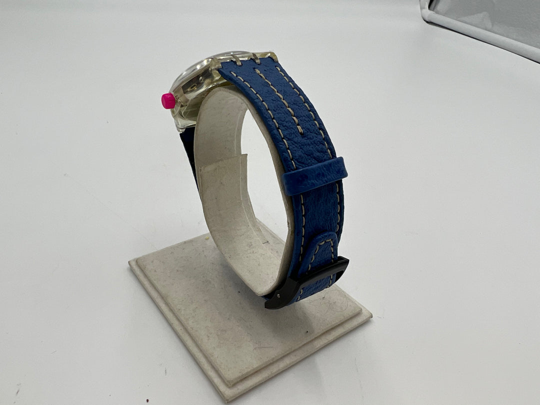 t661 Vintage Le Walk Metal Flash Swatch Wrist Watch