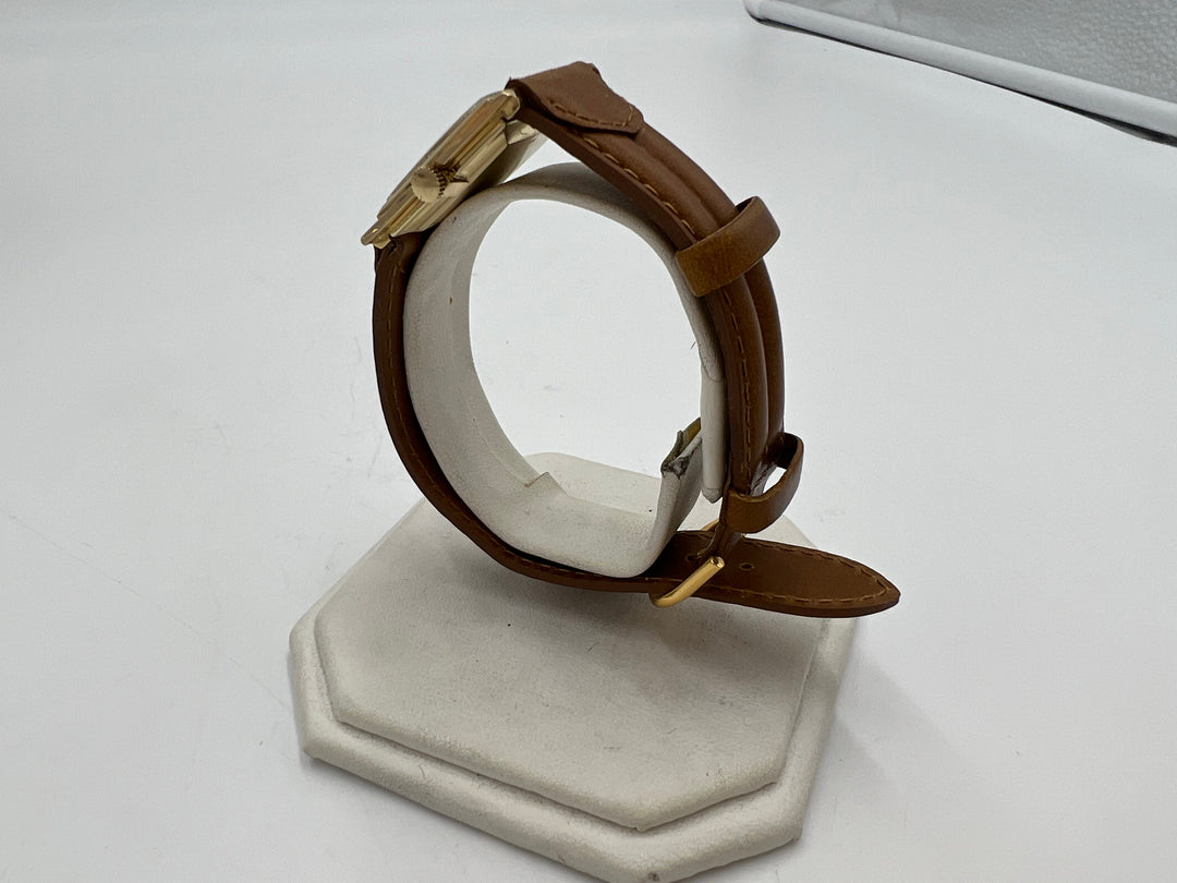 t739 Beautiful Germinal Voltaire 14kt Gold Men's Watch