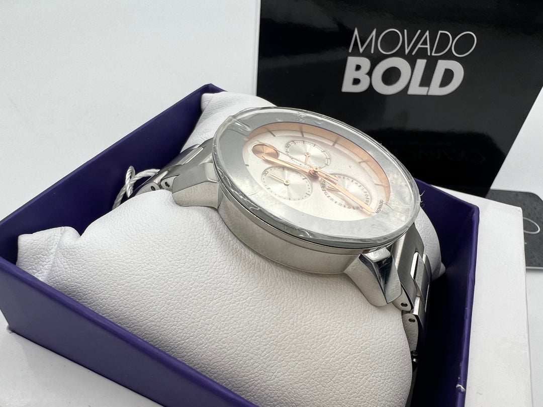 t804 Elegant Movado Bold Chronograph Wrist Watch