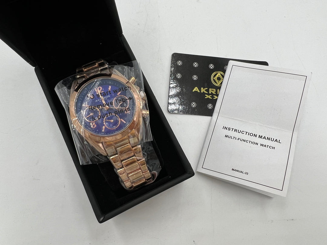 t825 Unique Akribos XXIV Ladies Wrist Watch