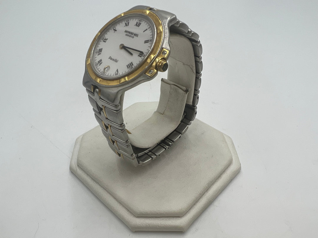 t882 Stunning Raymond Weil Parsifal Two Toned Wrist Watch