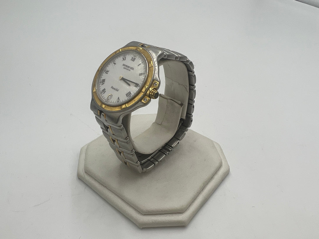 t882 Stunning Raymond Weil Parsifal Two Toned Wrist Watch