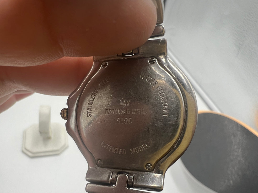 t882 Stunning Raymond Weil Parsifal Two Toned Wrist Watch