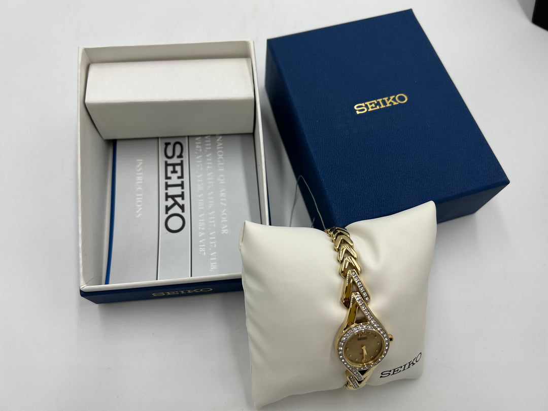 t928 Elegant Seiko Solar Ladies Wrist Watch