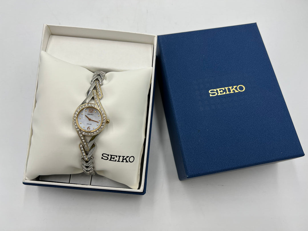 t928 Elegant Seiko Solar Ladies Wrist Watch
