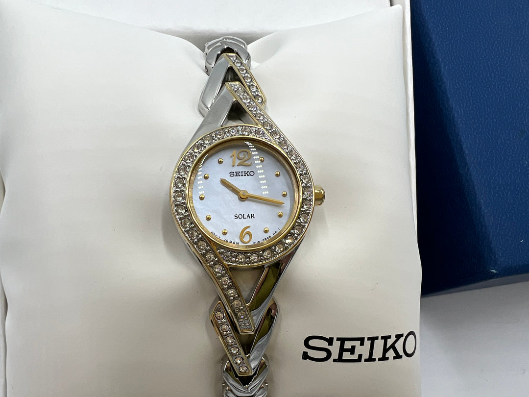 t928 Elegant Seiko Solar Ladies Wrist Watch