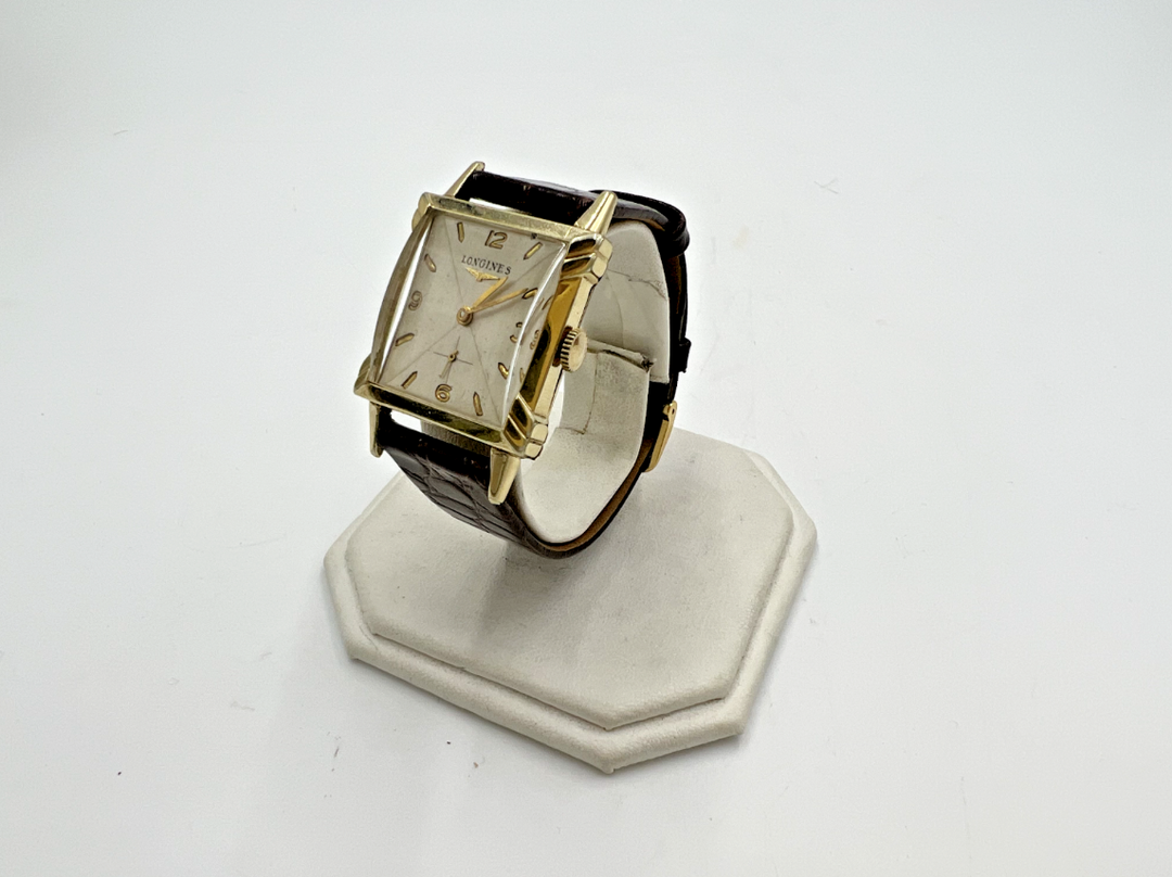 t651 Vintage Gold Filled Longines Unisex Wristwatch