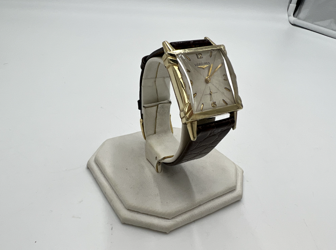 t651 Vintage Gold Filled Longines Unisex Wristwatch