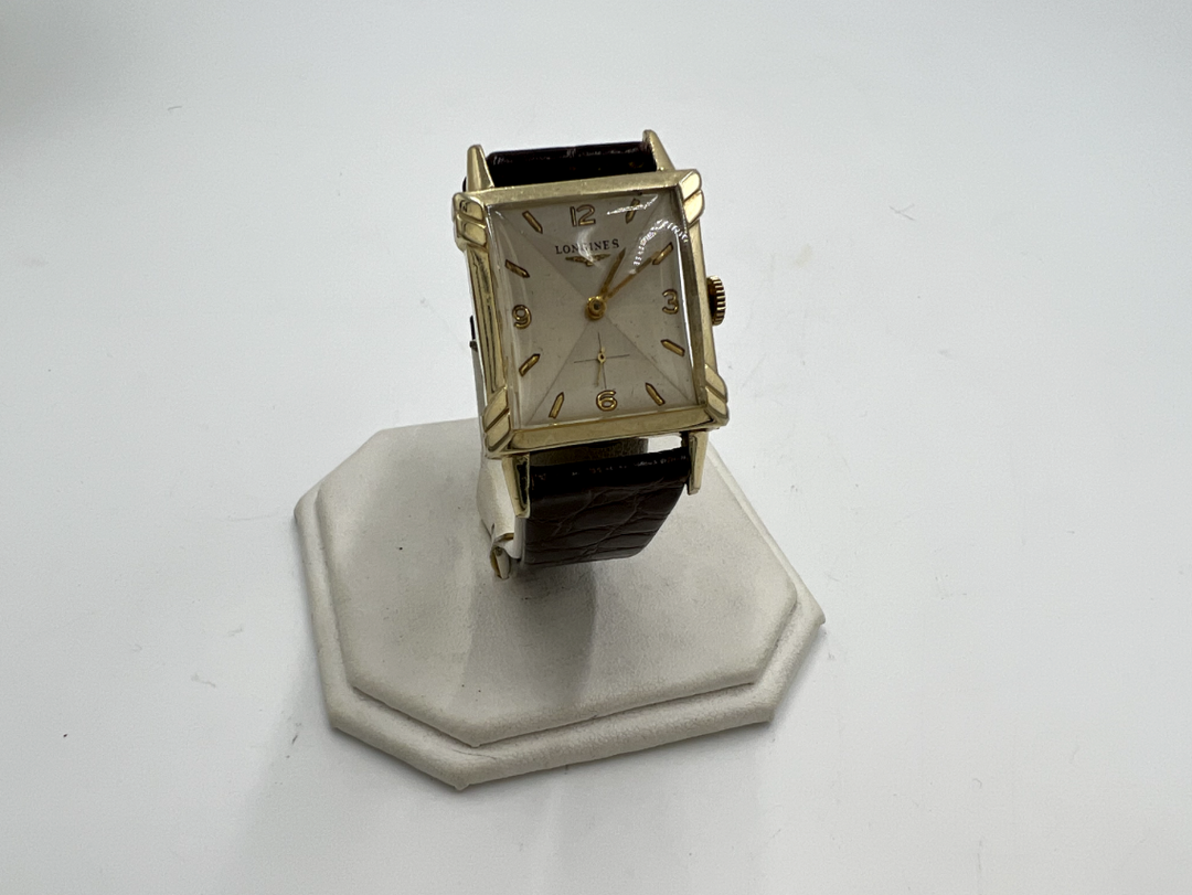 t651 Vintage Gold Filled Longines Unisex Wristwatch