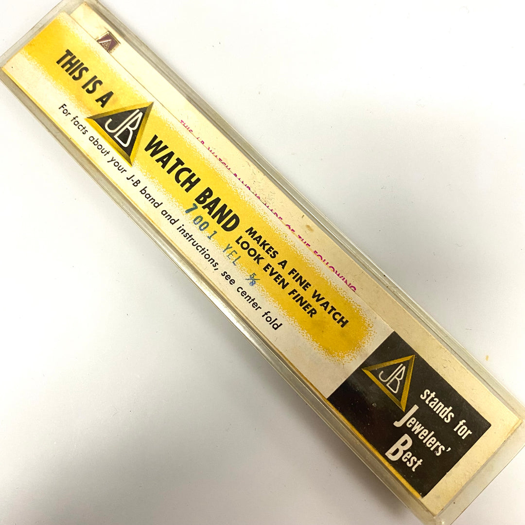 U765 Vintage 1/20 10K GF Stainless Steel One-Piece Stretchy Watch Band Bracelet