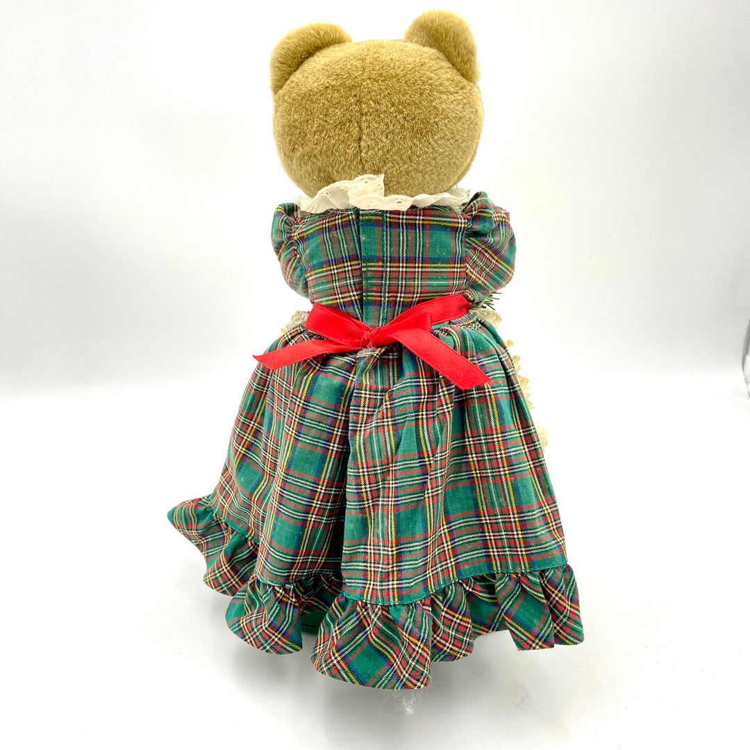 u800 Avon Twinkling Animated Mr & Mrs Claus Teddy Bear Holiday Christmas Music