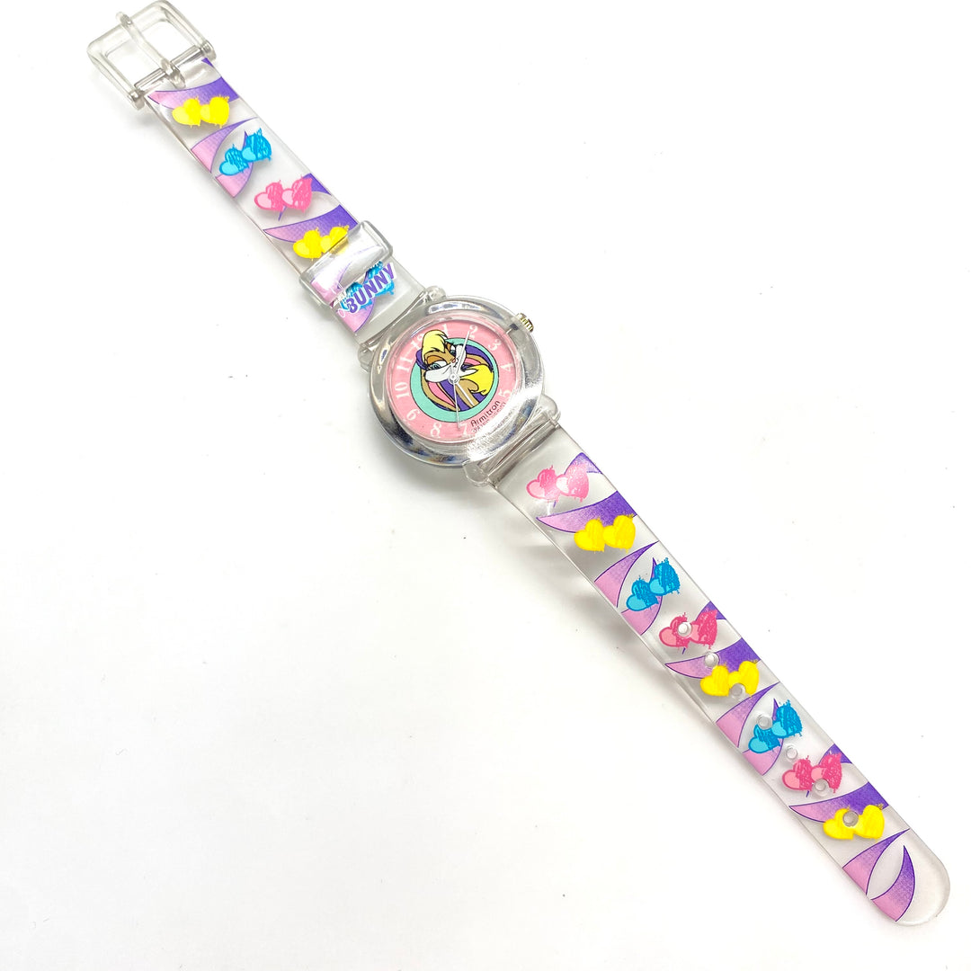 v846 Vintage Armitron Quartz Wrist Watch Features Lola Bunny water-resistant