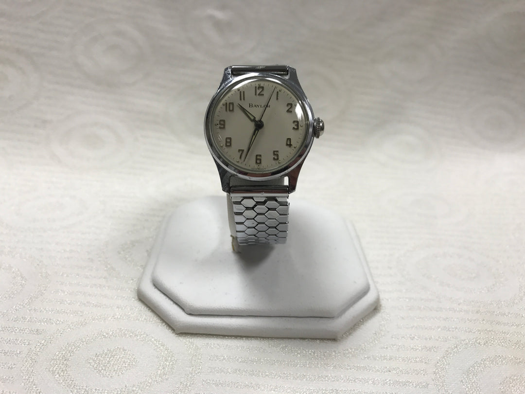 a106 Vintage  Baylor Germany Water Resistant Stainless Wrist Watch
