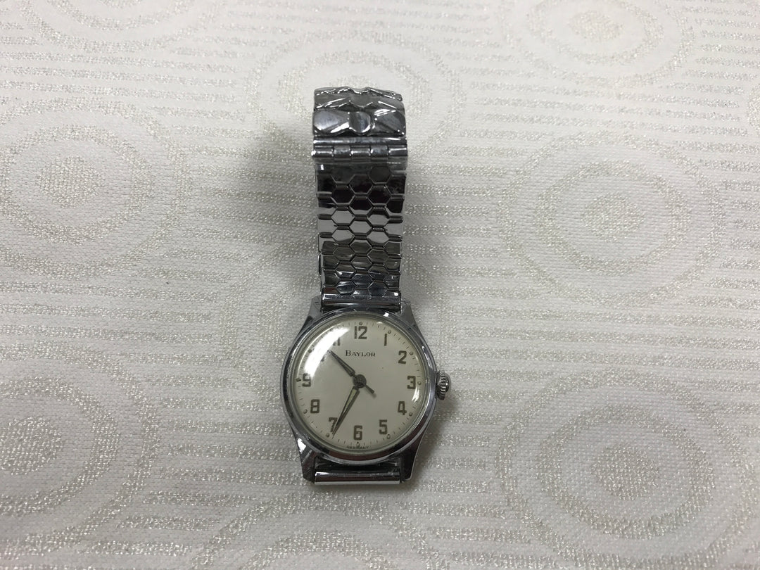 a106 Vintage  Baylor Germany Water Resistant Stainless Wrist Watch