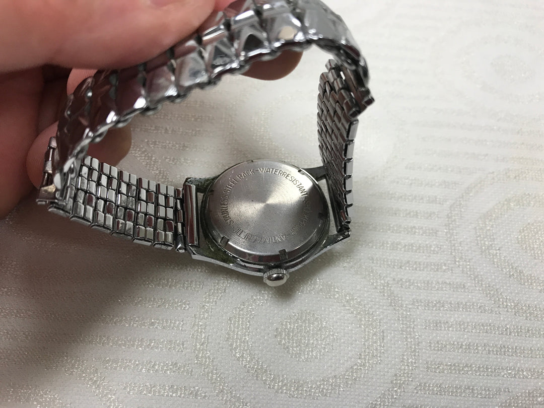 a106 Vintage  Baylor Germany Water Resistant Stainless Wrist Watch