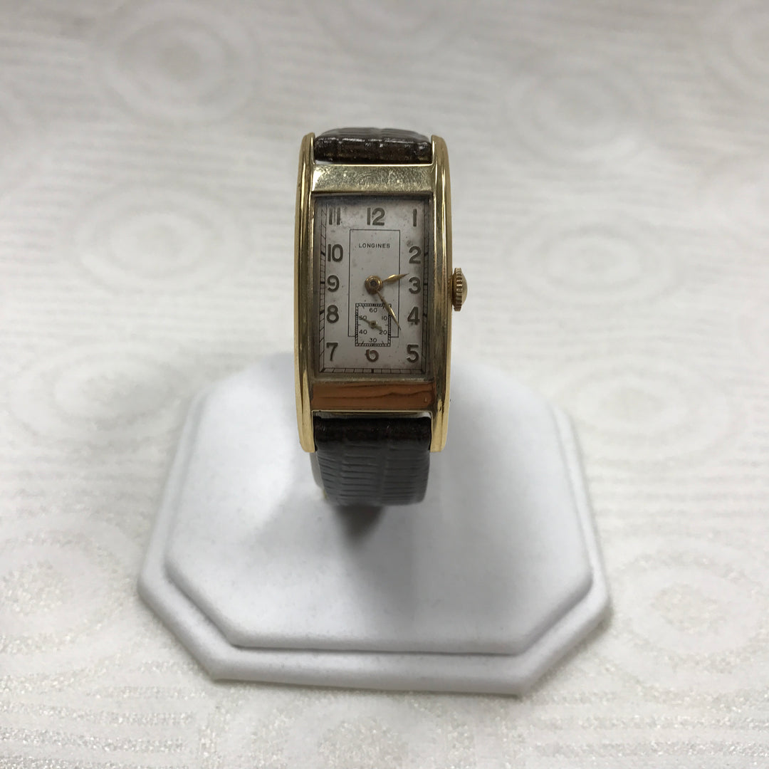a140 Vintage Original Longines 14K Gold Mechanical Hand Winding Wrist Watch