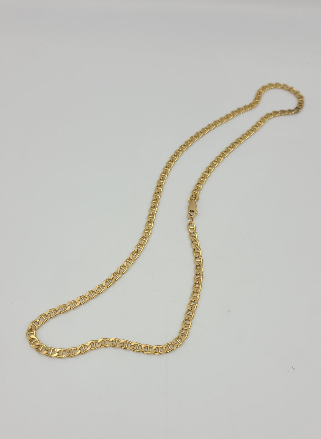 m682 Nice Unisex 20" Anchor Link Necklace in 14kt Yellow Gold