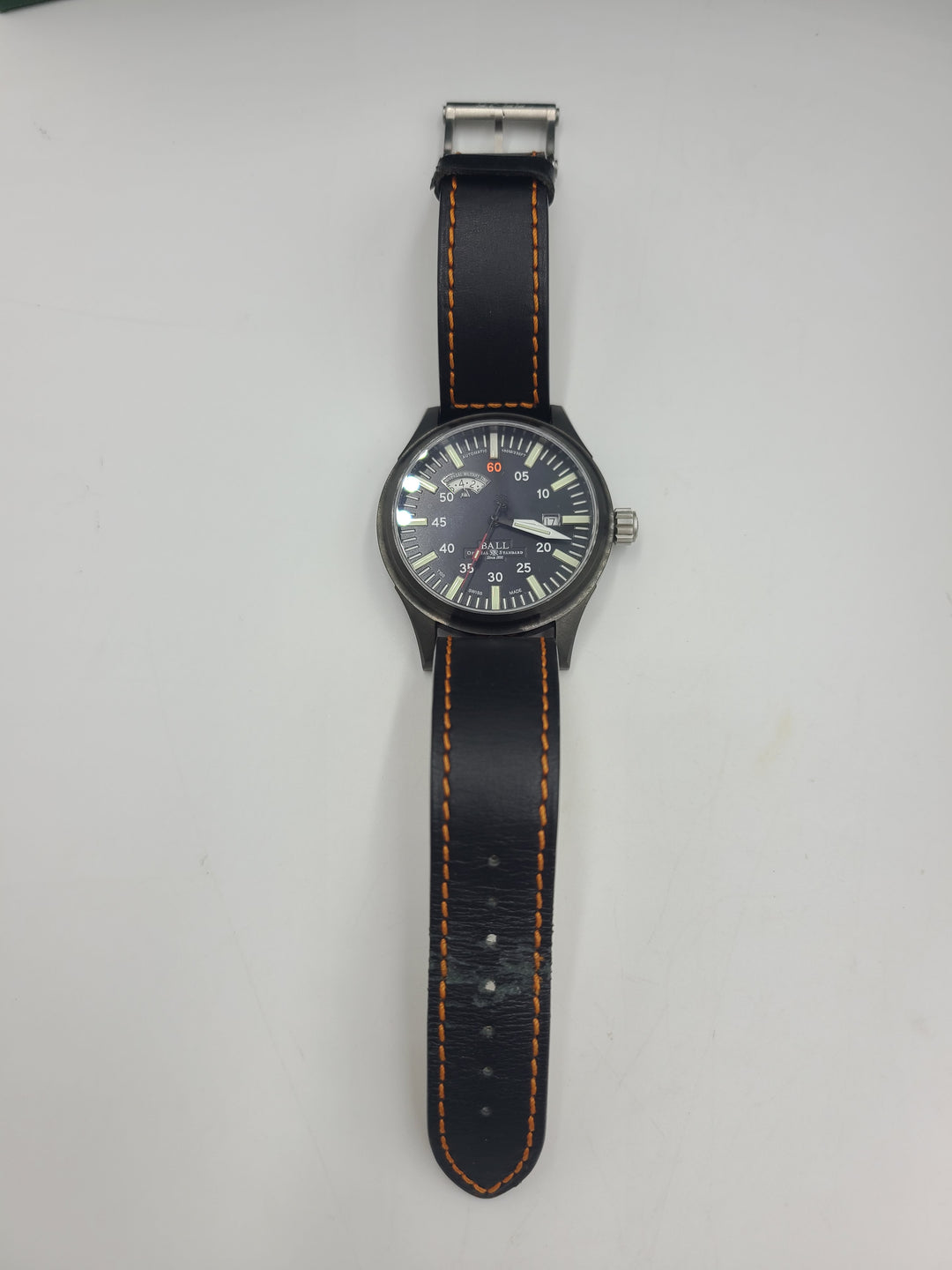 k691 Handsome Men's Automatic Ball Night Train Wristwatch