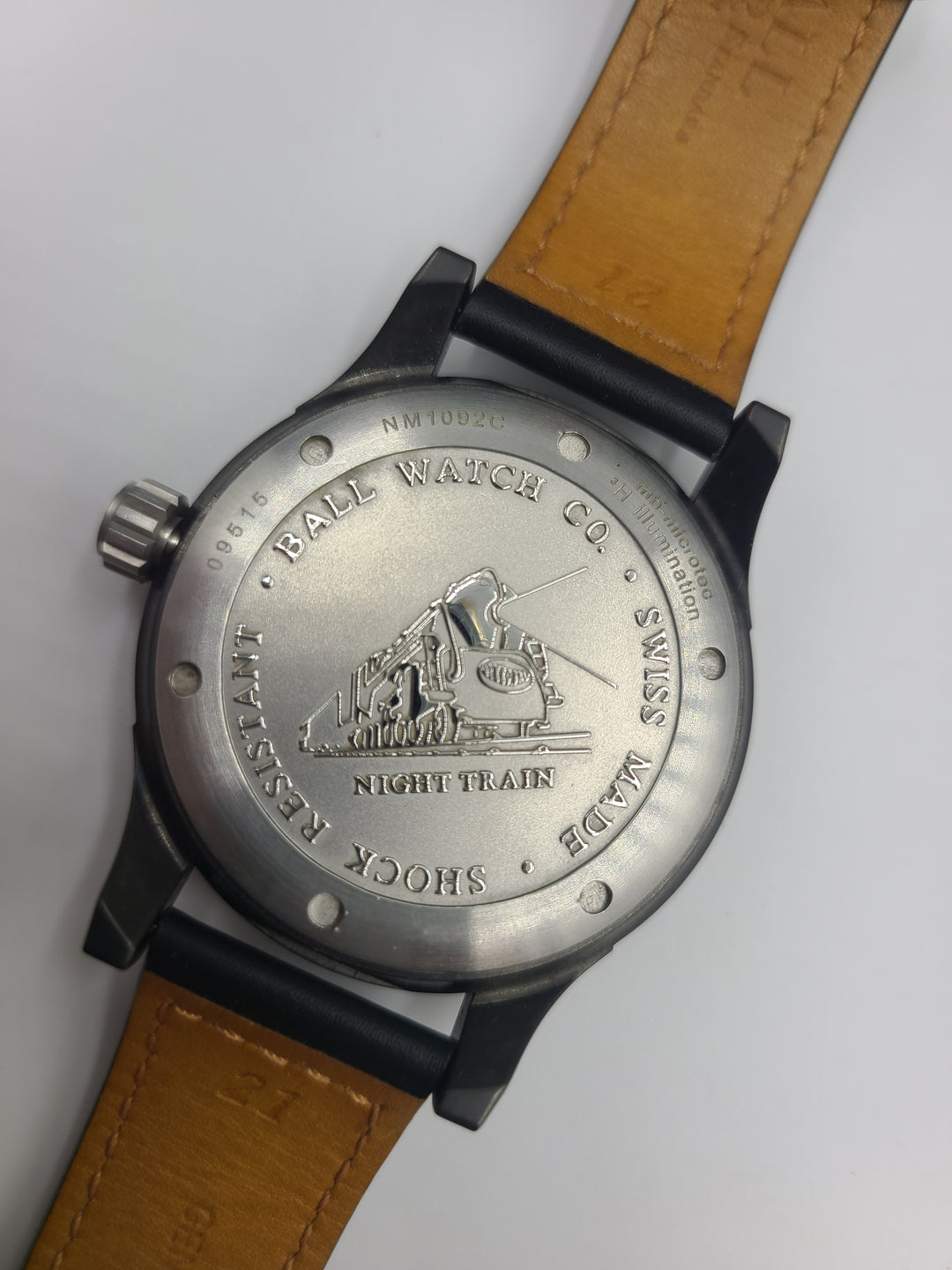 k691 Handsome Men's Automatic Ball Night Train Wristwatch