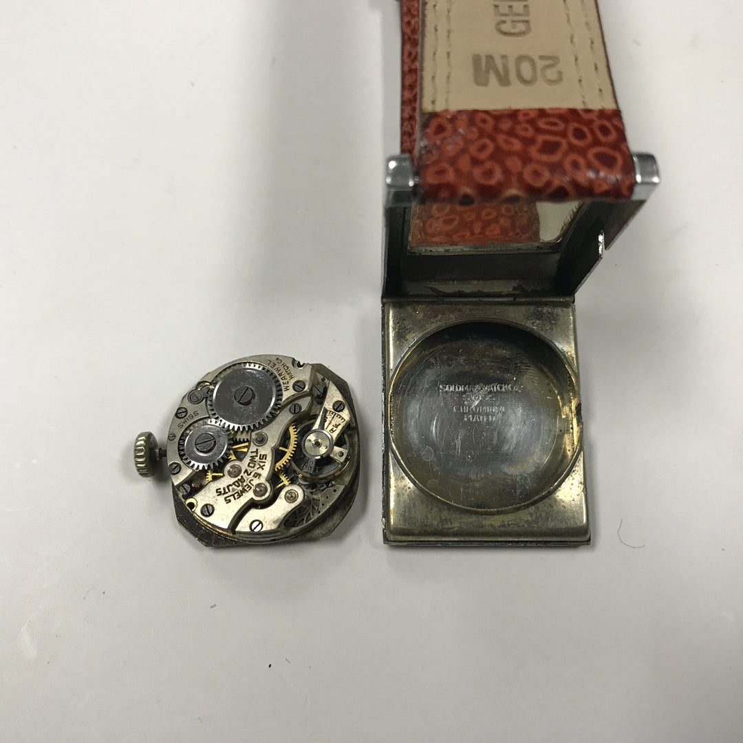 d311 Vintage  Trojan Swiss 6J Mechanical Swiss Men's Wrist Watch