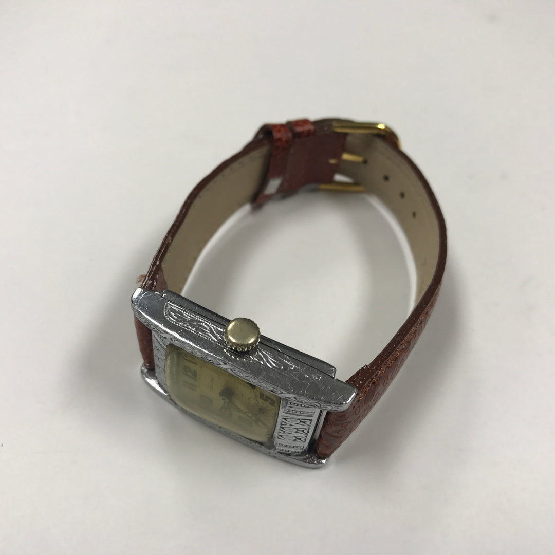 d311 Vintage  Trojan Swiss 6J Mechanical Swiss Men's Wrist Watch