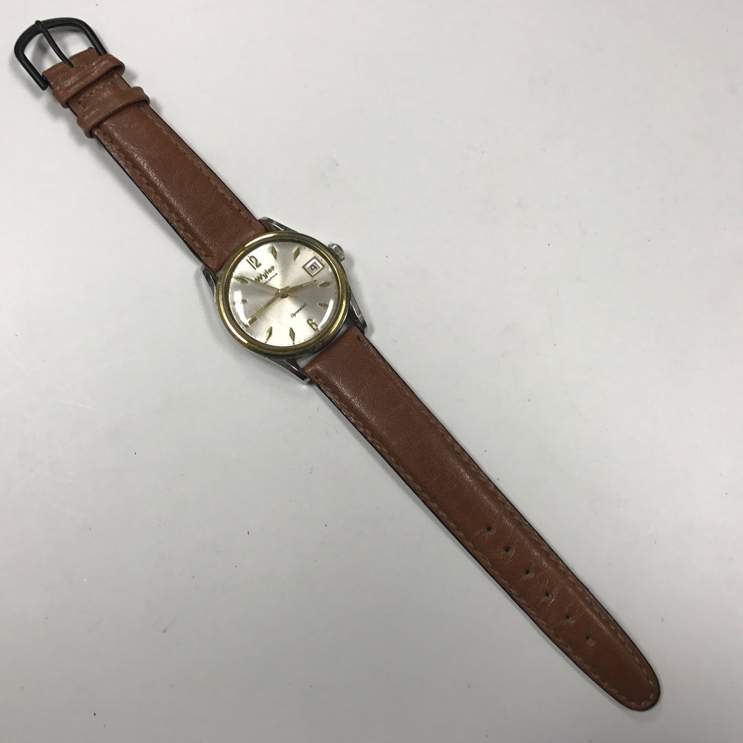 d345 Vintage Wyler Incaflex Swiss Dynawind Automatic Stainless Men's Wrist Watch