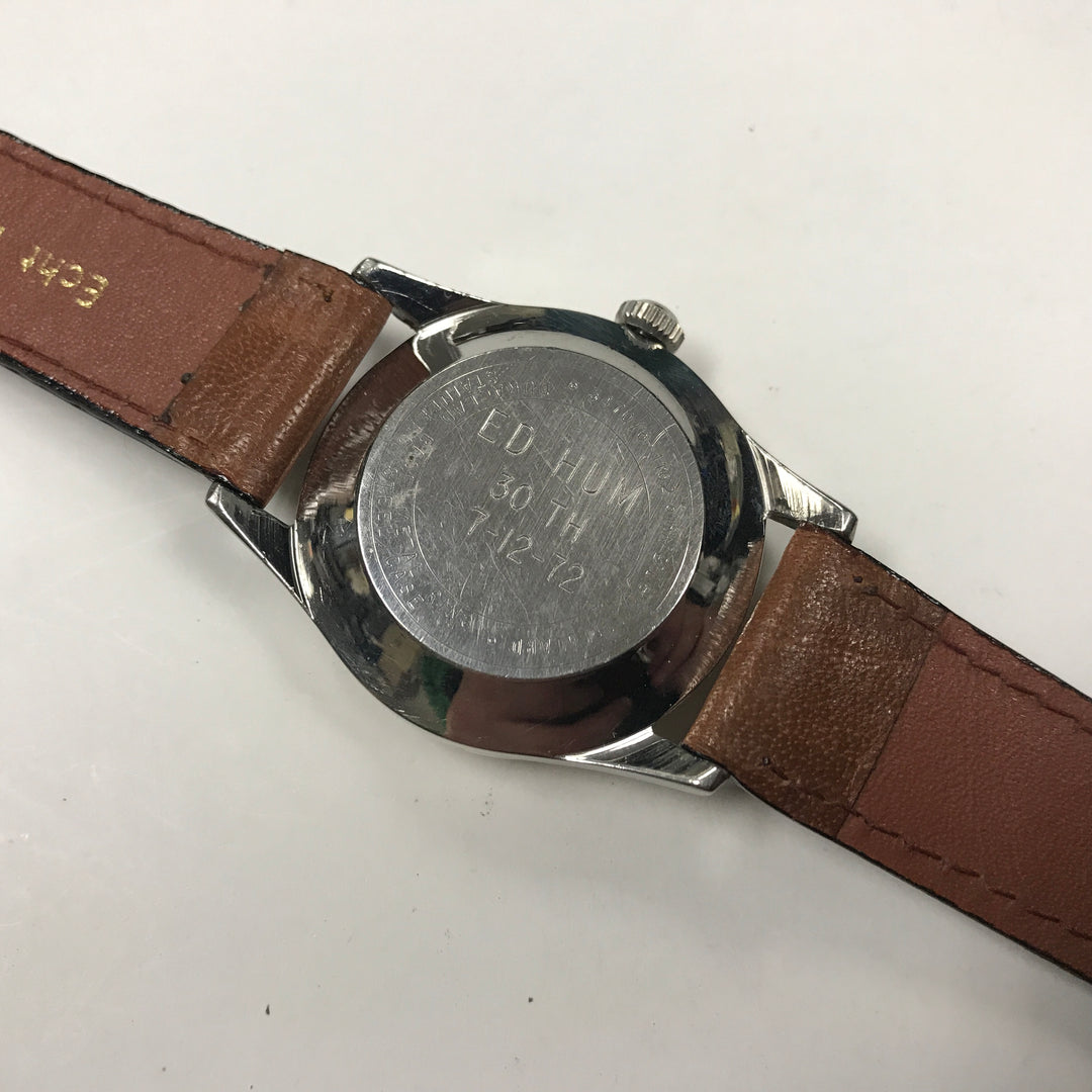 d345 Vintage Wyler Incaflex Swiss Dynawind Automatic Stainless Men's Wrist Watch